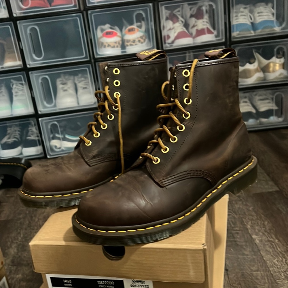 Brown 1460 men’s dr. Martens multiple sizes